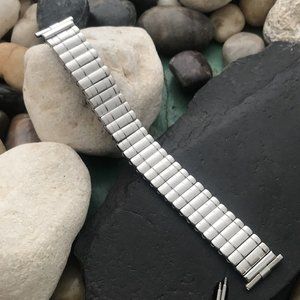 16mm 18mm 19mm JB Champion USA Stainless Steel 1960s Unused Vintage Watch Band